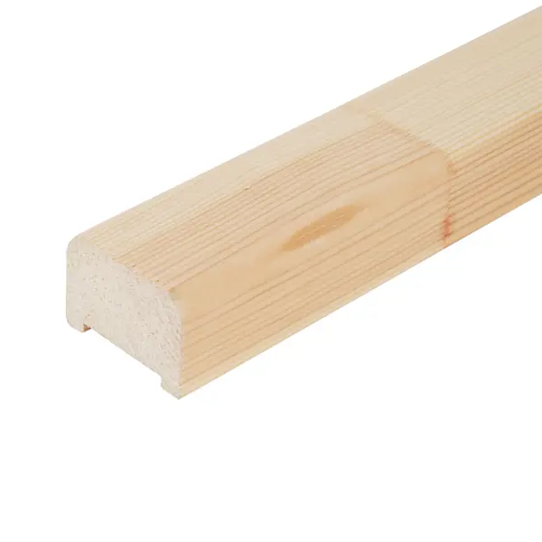 Поручень прямоугольный сращенный хвоя Сорт Экстра 40x60x3000 мм