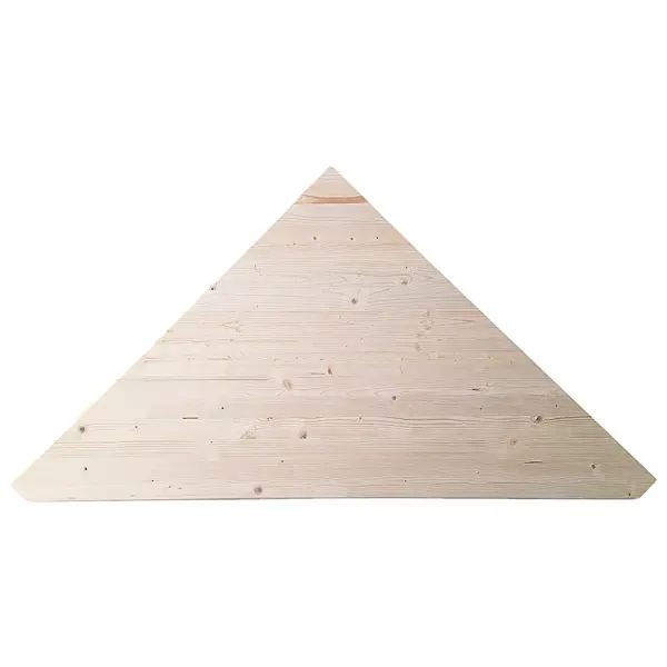 Ступень треугольная сращенная хвоя сорт АВ 40x900x900 мм