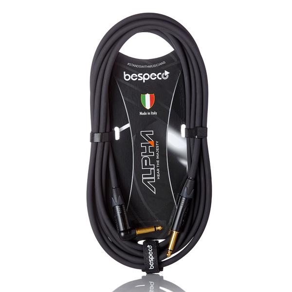 Кабель гитарный Bespeco AHP300 3 m (прямой/угловой)